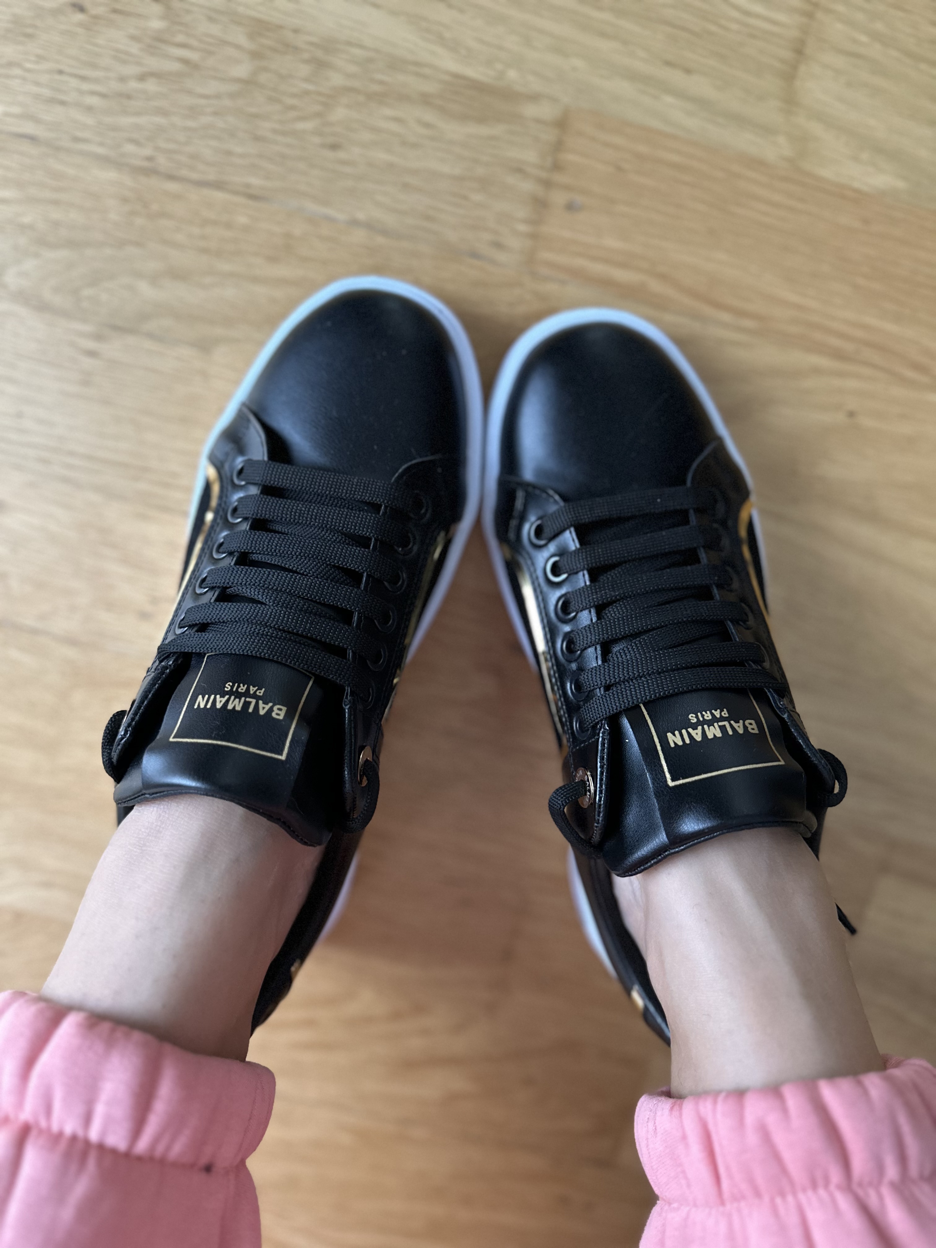 Blmn - Monogrammed Siyah Sneakers