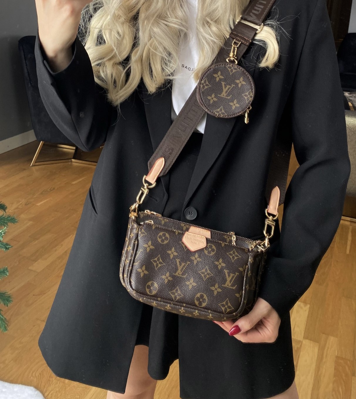 LV. - Multi Pochette Kahve Askı