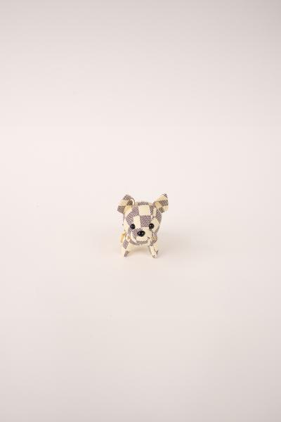 LV. - Monogram Dog Keychain Beyaz Dama